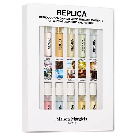 replica perfume sample kit|maison margiela sample set.